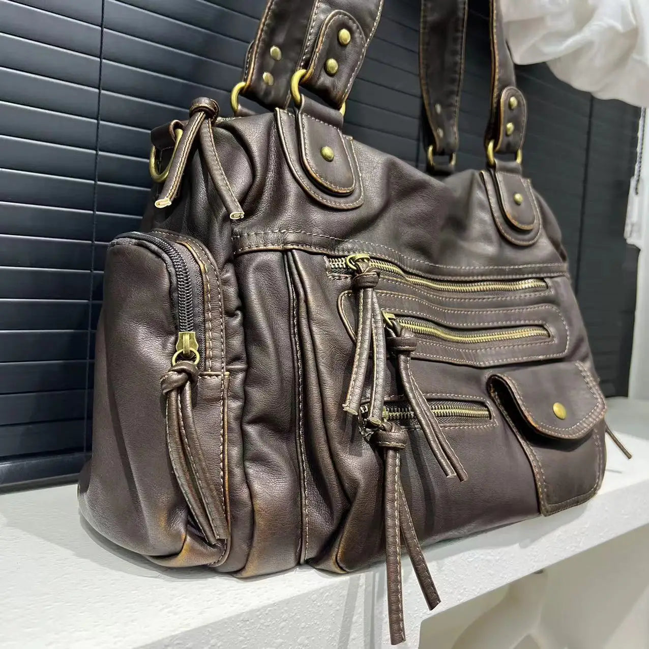 SR VINTAGE LEATHER BAG