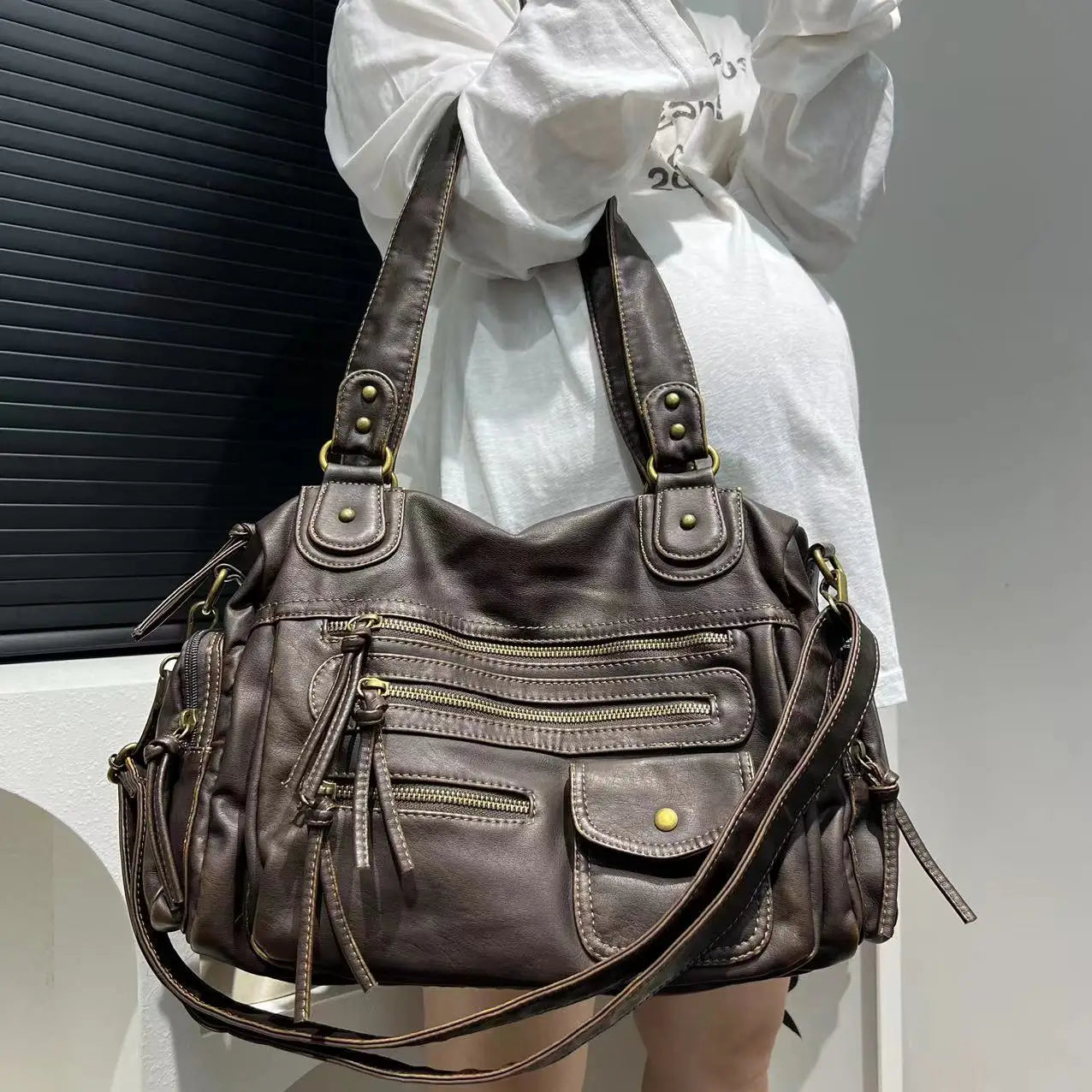 SR VINTAGE LEATHER BAG