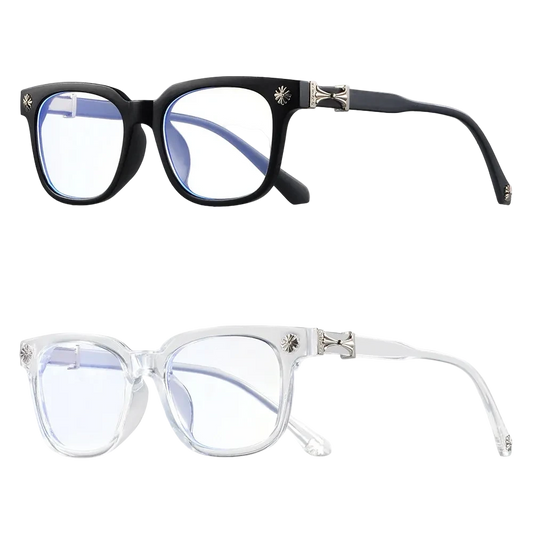 2PCS CHROME GLASSES