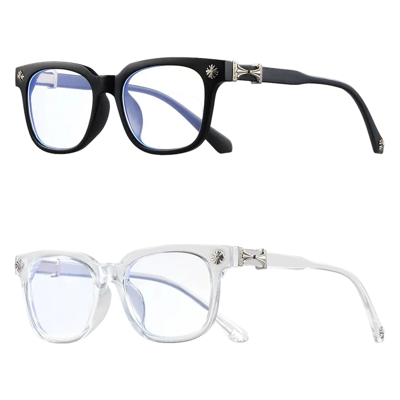 2PCS CHROME GLASSES