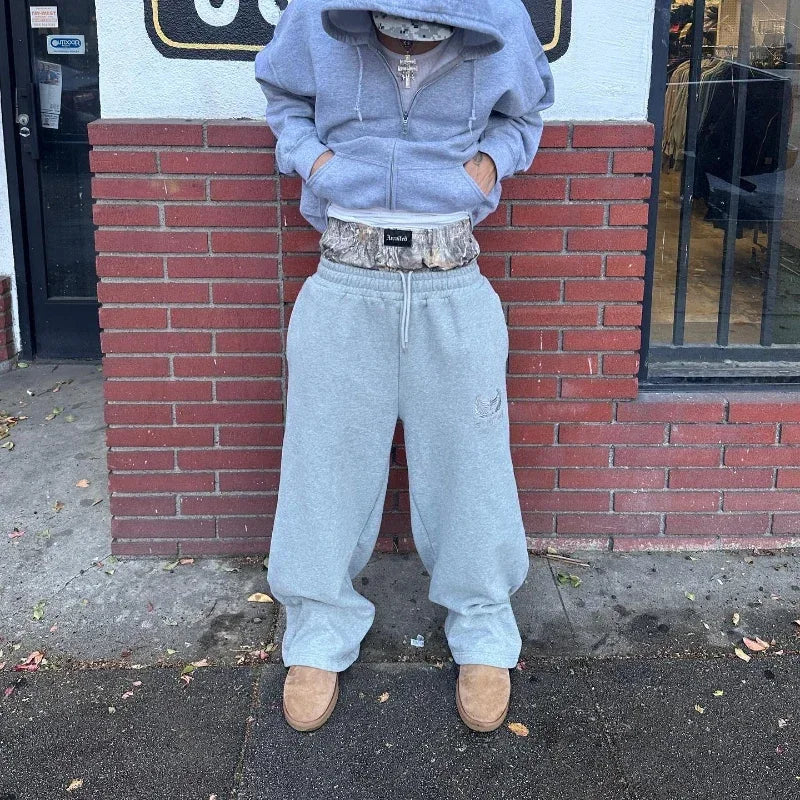 DOUBLE WAIST BAGGY JOGGER